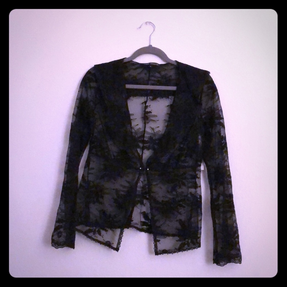 Luxury lace blazer WITH DIAMONDS